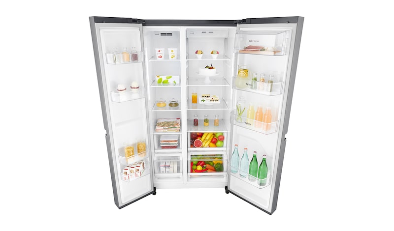 LG Kulkas Side by Side - Inverter Linear Compressor, GC-B247SLUV